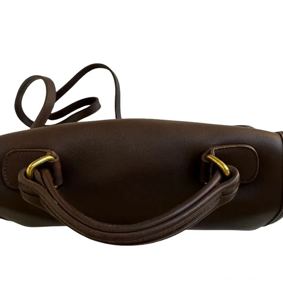 Coach Brown Leather Shoulder Bag - Picture 6 of 10